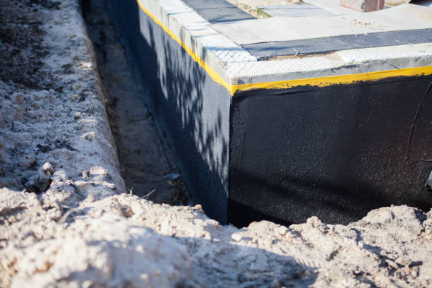 Professional Wet Basement Repair technician working in Brokaw, WI